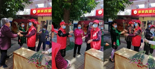 天津北辰:母亲节里送温暖 桃花源里欢乐多
