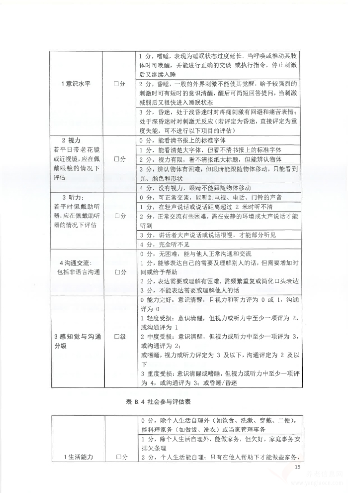 关于印发云南省养老机构照护标准 (试行)的通知