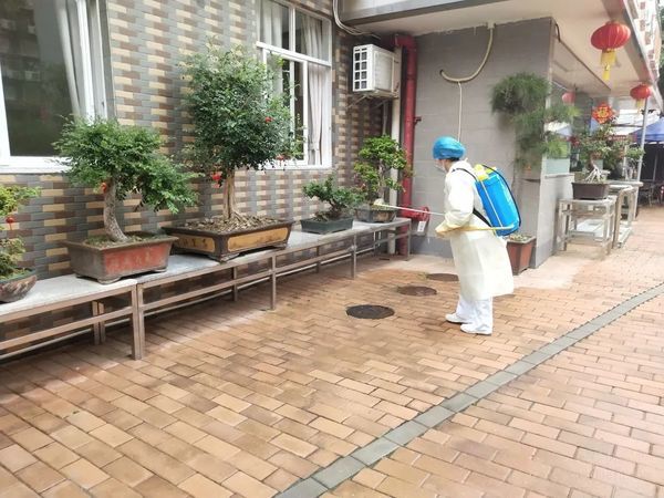 佛山市禅城区康颐养老院在行动“齐心防疫，共待春暖花开”