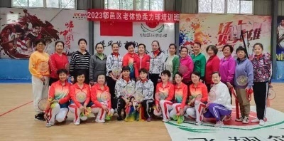 西安市鄠邑区老体协举办柔力球培训班