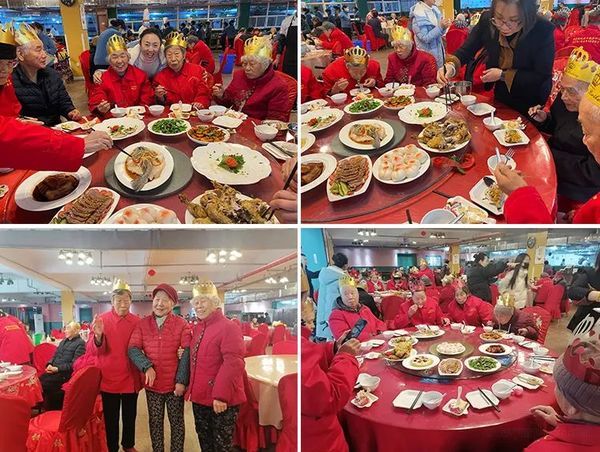 暖心生日会!沣东新城老年服务中心庆祝集体生日