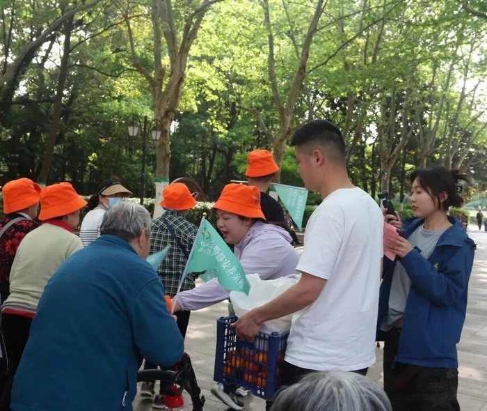 合肥瑶海静安养亲护养院春日踏青记:长辈笑绽杏花公园