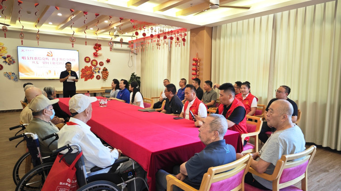 北京丰台区相儒养老院献礼建党105周年:红歌嘹亮,银发初心燃动全城